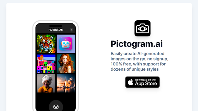 pictogram.ai tool to create ai generated images