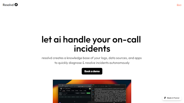 resolved AI tool to handle your on caool incidents