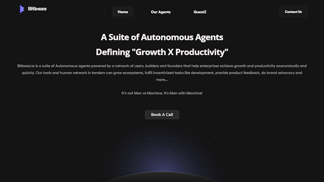 Bitbaza A suite of autonomous agents defining growth X productivity