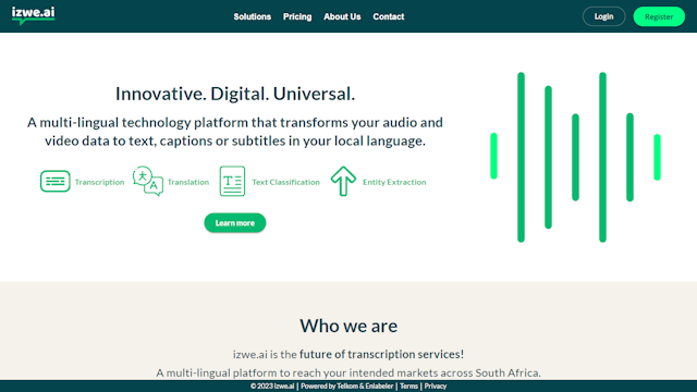 izwe.ai tool for innovative digital universal